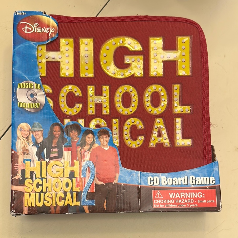 Disney High School Musical 2 CD Board Game